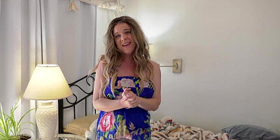 He caught the busty blonde stepmother cheating with someone