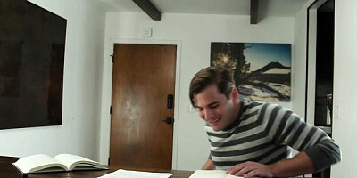 Rough xxx with beauty Nathan Bronson and Avery Black from Jerkaoke