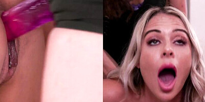 Victoria Voxxx and Summer Vixen's small tits movie by Girls Way