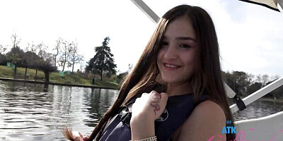 Wet baby's POV video