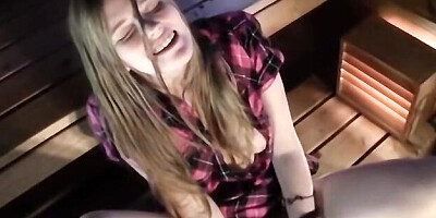 Handjob smut with lovely date from Homegrown Video