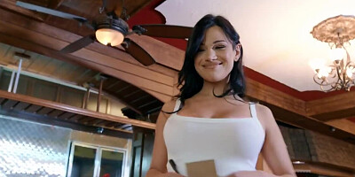 Picking up a busty waitress and fucking her in a car