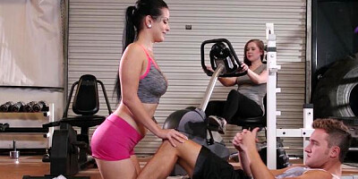 Big Tits in Sport: American Katrina Jade cumshot