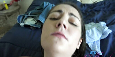 Squeaky Lily Adams's creampie clip