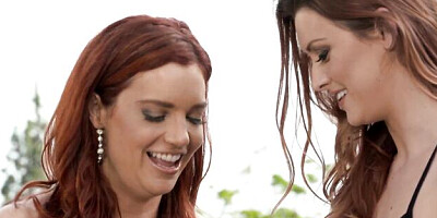 Divine Karlie and Jayden's red hair porn movie