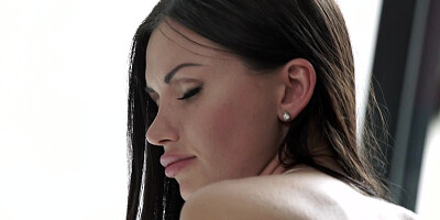 A tall lady that loves cock is having interracial sex with a black dude