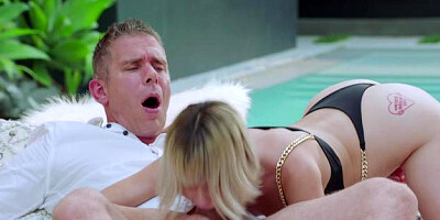 Vixen - Doggy fucks together with Jessie Saint and Sugar Baby