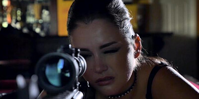 ZZ Series - Pierced Romi Rain receiving facial wearing boots