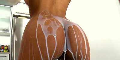 Body watered with milk makes boy's rod erected like never before