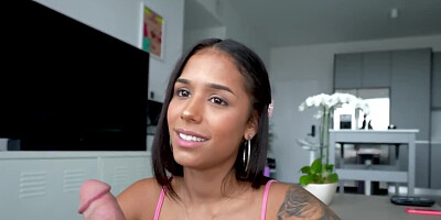 First Ice Diesel just stared at Camila Cortez but then had sex
