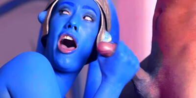 Sexy parody threesome with a hottie Eva Lovia