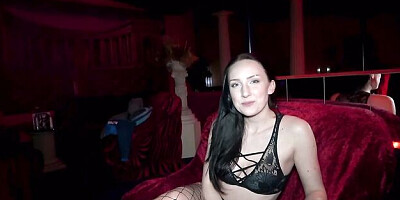 Doll in fishnet Bella Angel screwed nicely in the doggy style