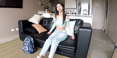 Flashy goddess at spicy latina action