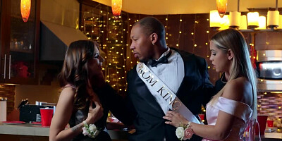 After prom ball lucky black alumnus impales two white pussies