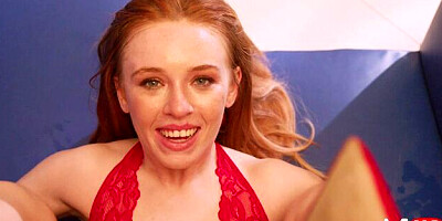 Madi Collins's long hair video by Model Media