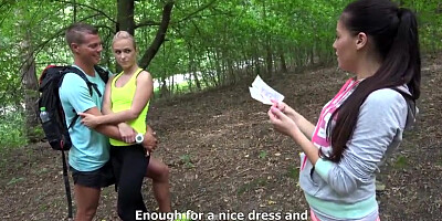 Partners for money lure another couple into foursome