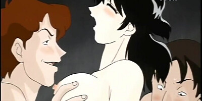 Tied anime mom hard gangbanged by bandits