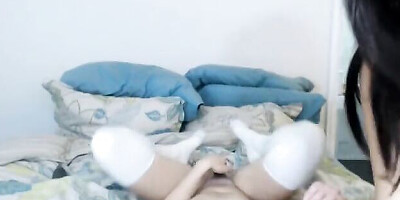 Noble Karla Kush and Jenna Sativa's stockings scene