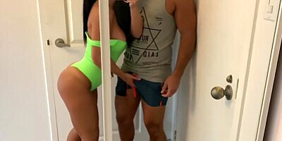 Fit School Teacher gets fucked hard in her bathing suit after a pool party