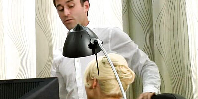 Glamorous James Deen and Anikka Albrite at reverse cowgirl sex