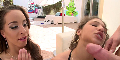 A couple of sexy girls are liking anal penetration they are getting