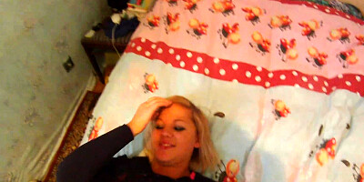 Full-bosomed blonde is having POV-style hardcore sex