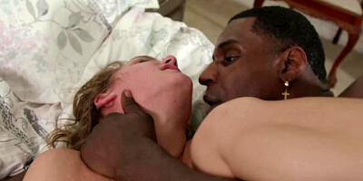 Family XXX: Teen chick Natalie Knight interracial pounding