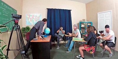 Big ass babe is doing anal sex in a school