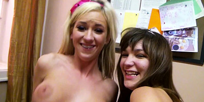 Two ladies that love cock are doing a foursome with two big men