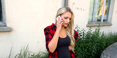 Mika Olsson calls Eric and gets fucked by his large pecker