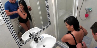 Jasmine Black cum in pussy