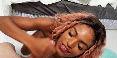 Ebony goddess knows how to make studs bust massive loads