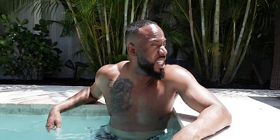 Interracial sex session with a hot brunette girlfriend Madison Wilde