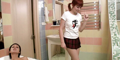Appealing kitten - brunette scene - Homegrown Video