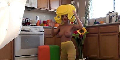 Angelic Abigail Mac - behind the scenes movie - PUBA