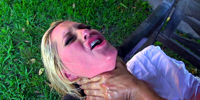 A sexy honey with a fine ass is getting a dick in her tight ass