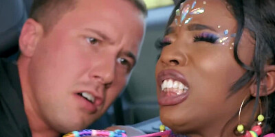 Black girl is being fucked in her anus after vaginal sex