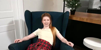 Redhead teen prefers sodomy and being a legit whore