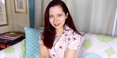 Lily Sincere talks to you before getting naked and horny