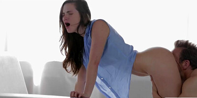 Sultry Lily Carter enjoys sensual anal