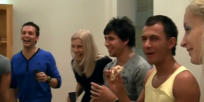 Tits are all horny cameraman needs from drunk blonde party girl