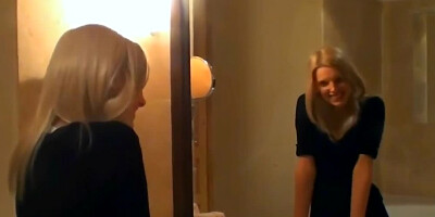 Tits are all horny cameraman needs from drunk blonde party girl
