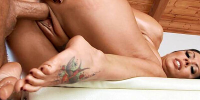 DirtyMasseur: Cum on face athletic european Rachel Starr