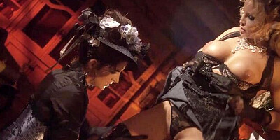 Talented Jezebelle Bond and Angel Cassidy at lingerie scene