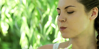 Miranda and Sofia's big tits action