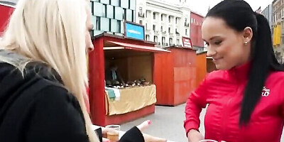 Blooming nymph at blonde trailer