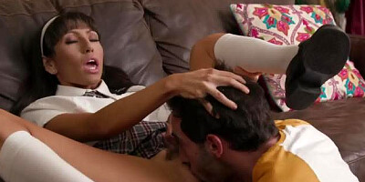 Judy Jolie & Jake Adams throat fuck