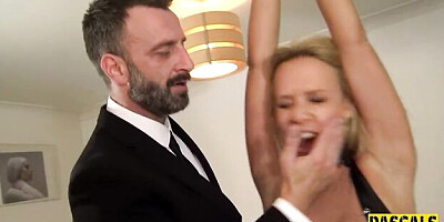 Romantic Pascal White at BDSM movie