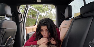 StrandedTeens - Gabriela Lopez tittyfuck in car