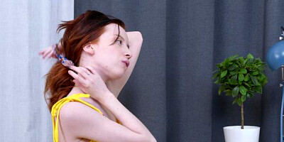 Nubiles: Small boobs Lottie Magne orgasm sexy dancing